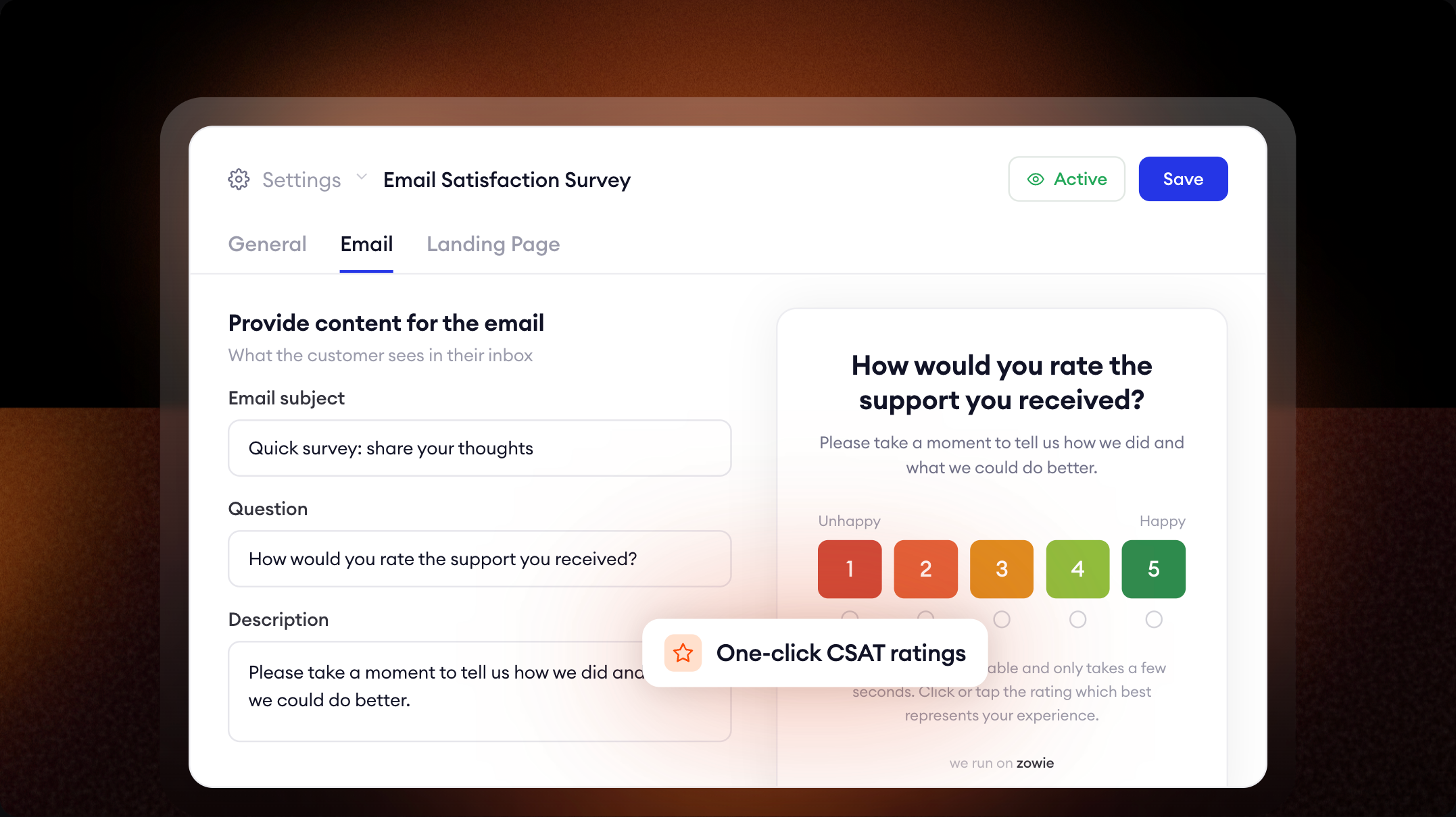 Email Satisfaction Survey