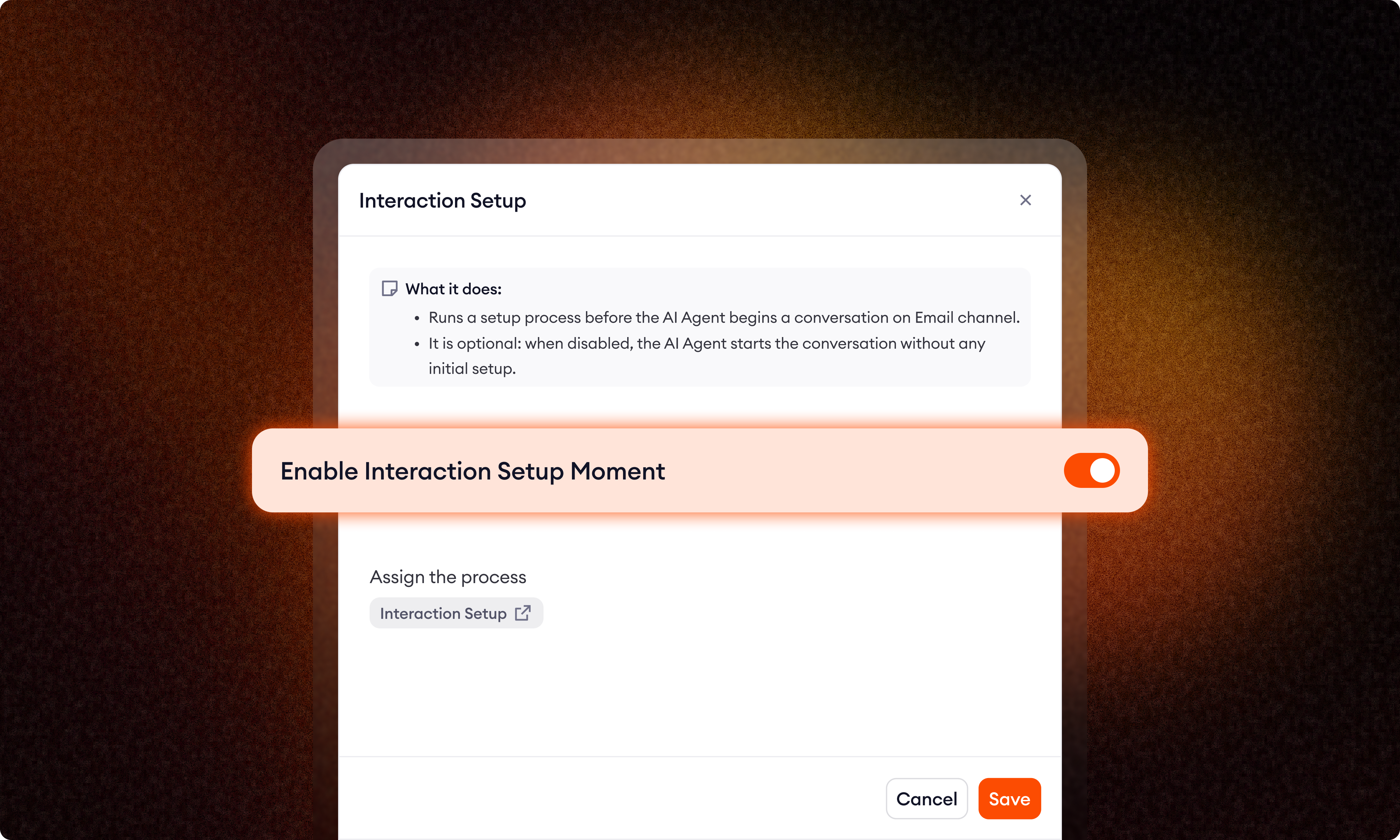 Moments: Interaction Setup is here